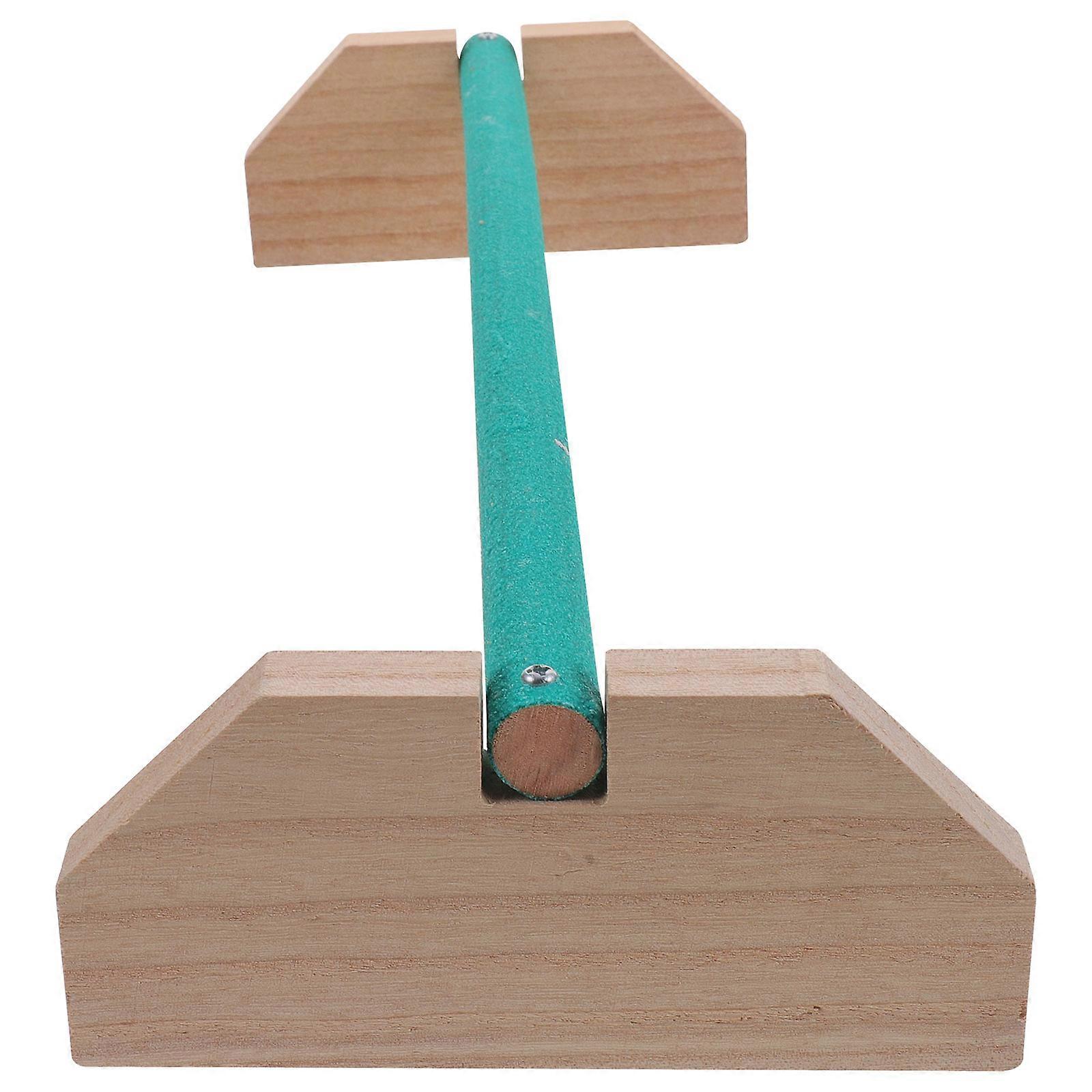 Parrot Perch, Secure Wooden Platform for Chicken Leisure and Room Elegance