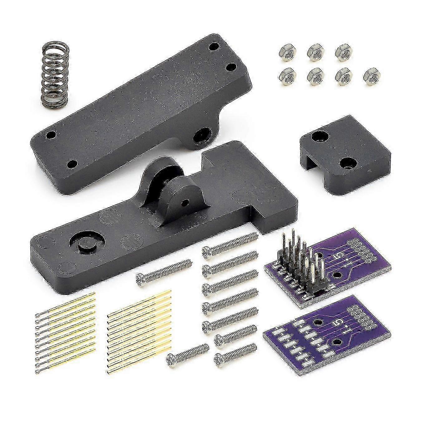 2,54 mm, 2,0 mm, 1,5 mm, 1,27 mm PCB Clip Clamp Fixture för sond Pogo Pin nedladdningsprogram, perfekt för gör-det-själv-projekt
