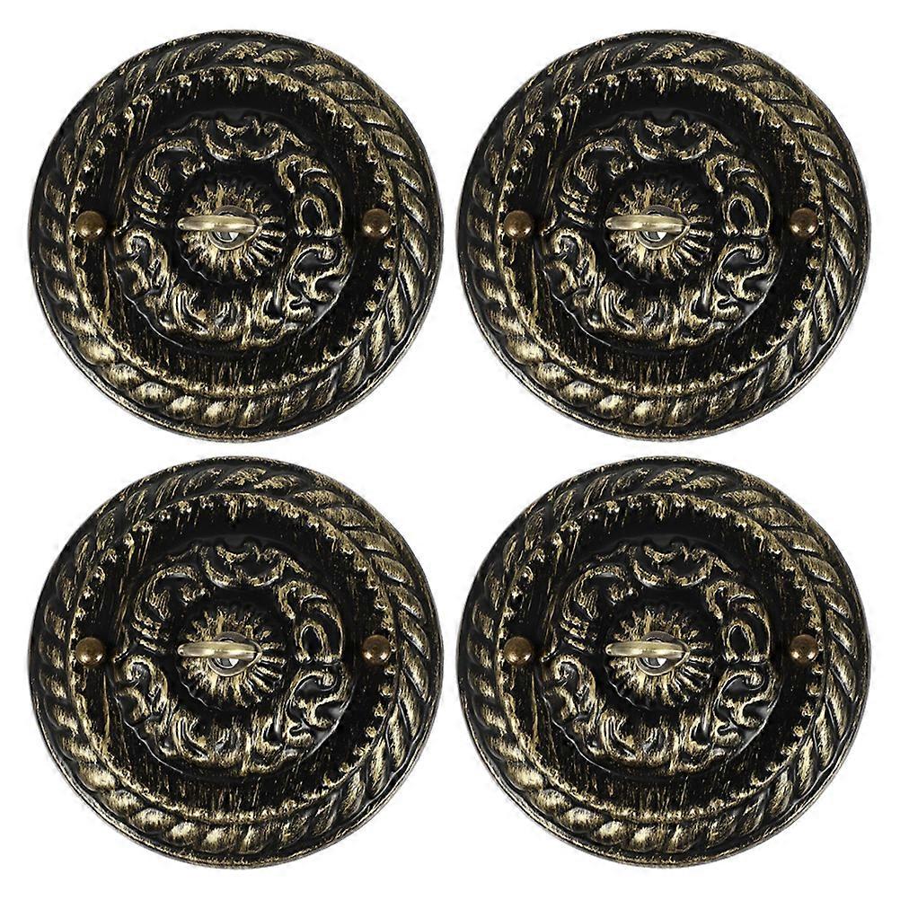 Lighting Canopy Kit for Home Decor Zinc Alloy 4Pcs