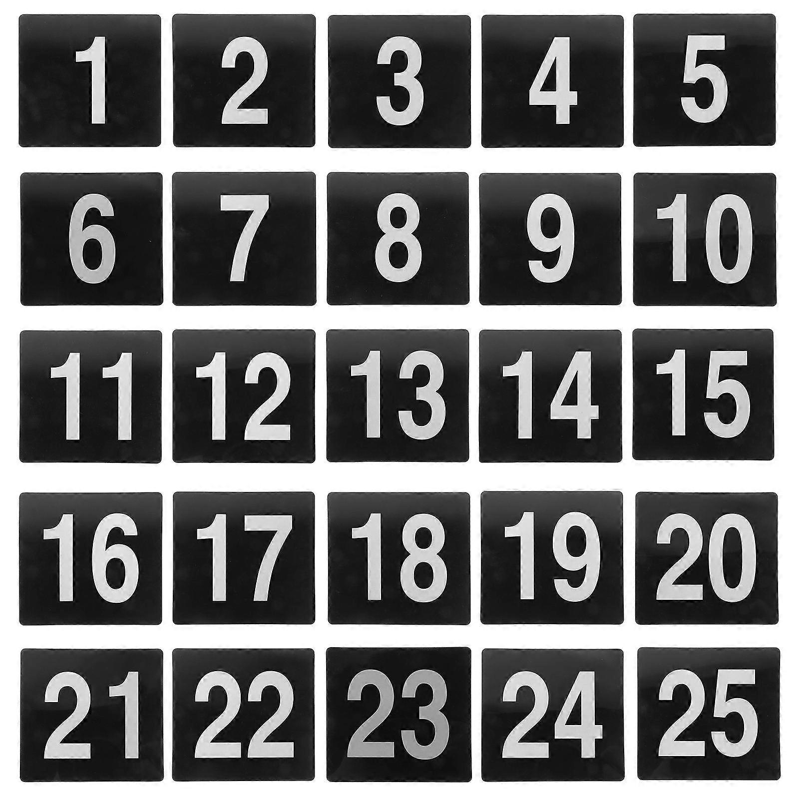 Wedding Table Numbers Enhanced Service Efficiency Modern Design For Wedding Reception Bars Cafes 50Pack