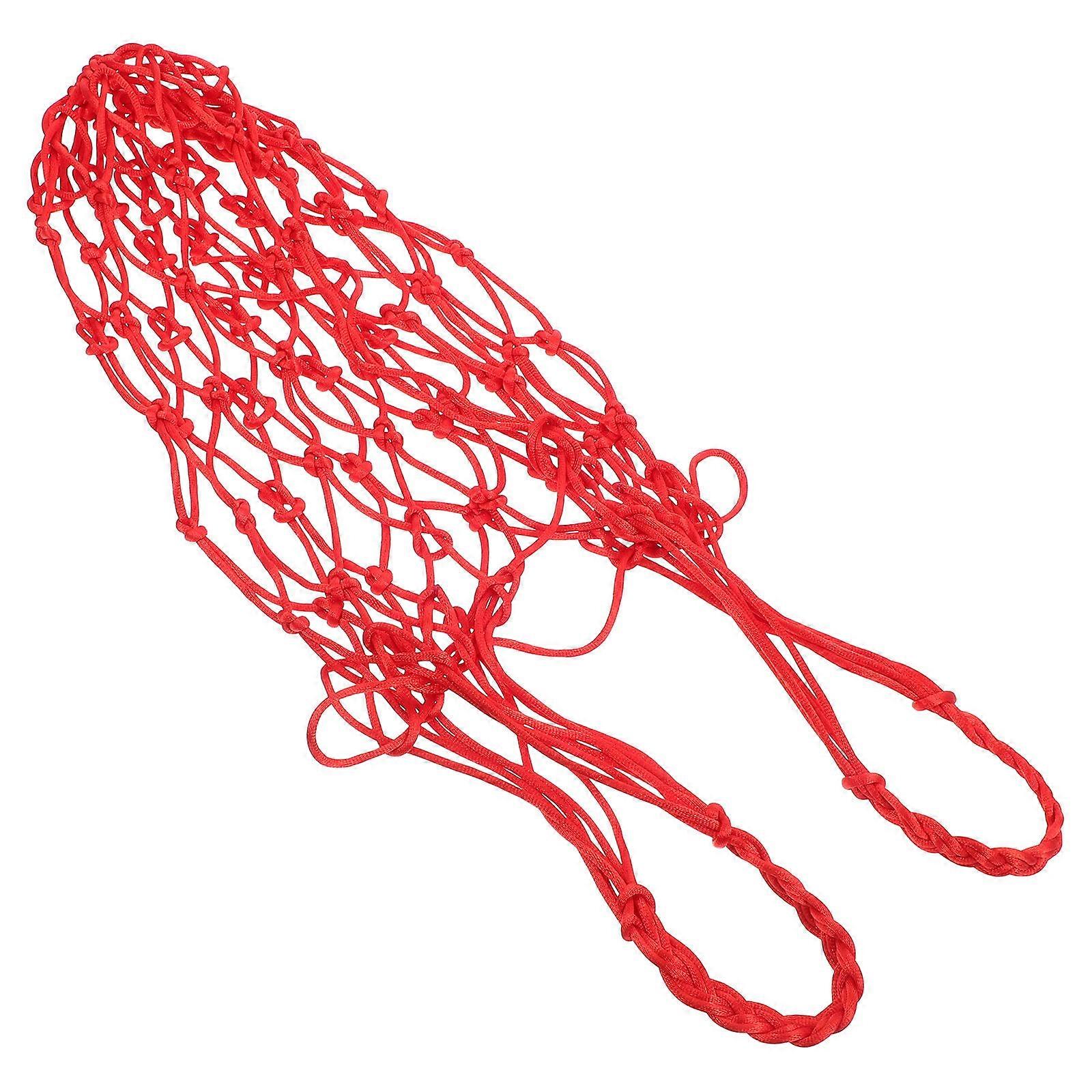 Carrier Protective Net Design Nylon Net Structure Picnics Red 47.00X25.00X25.00CM Transport 1Set