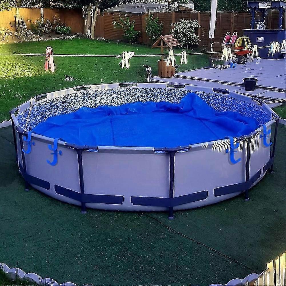 4 stk justerbar poolside pool leaf skimmer