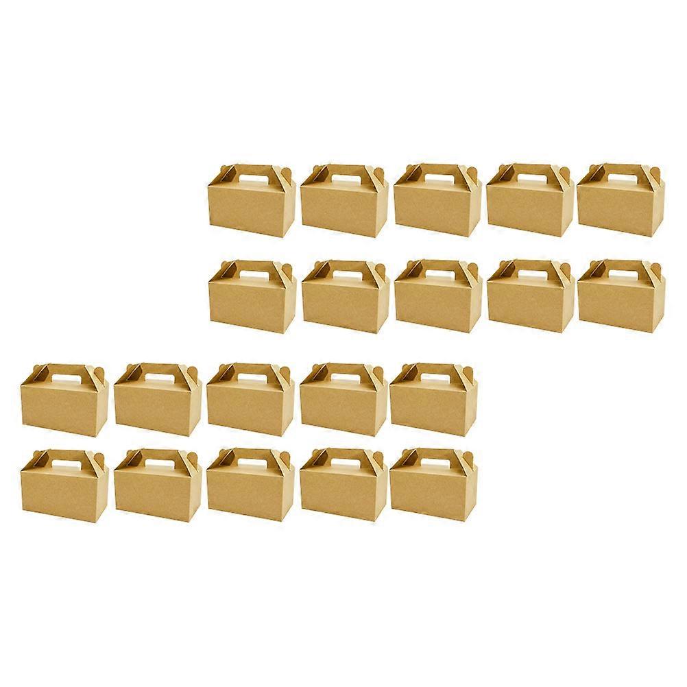 Hamburger Box Simple Rectangular Food Containers For Picnic 19x11x10 Cm Paper 25Pcs