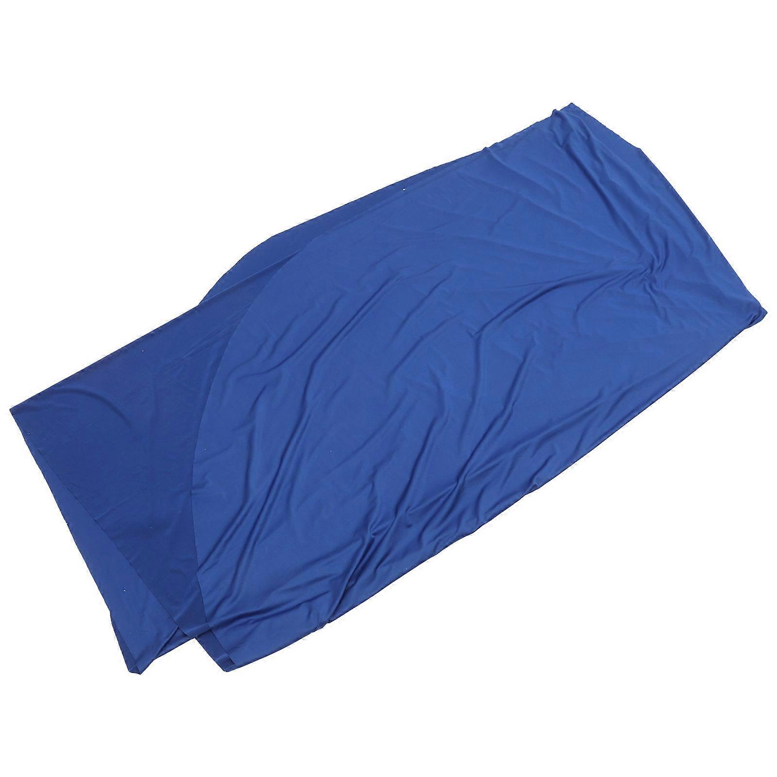 Fitted Tablecloth Stretchy Table Cover Rectangular Party Dust-proof Blue 183X76CM 1Pack