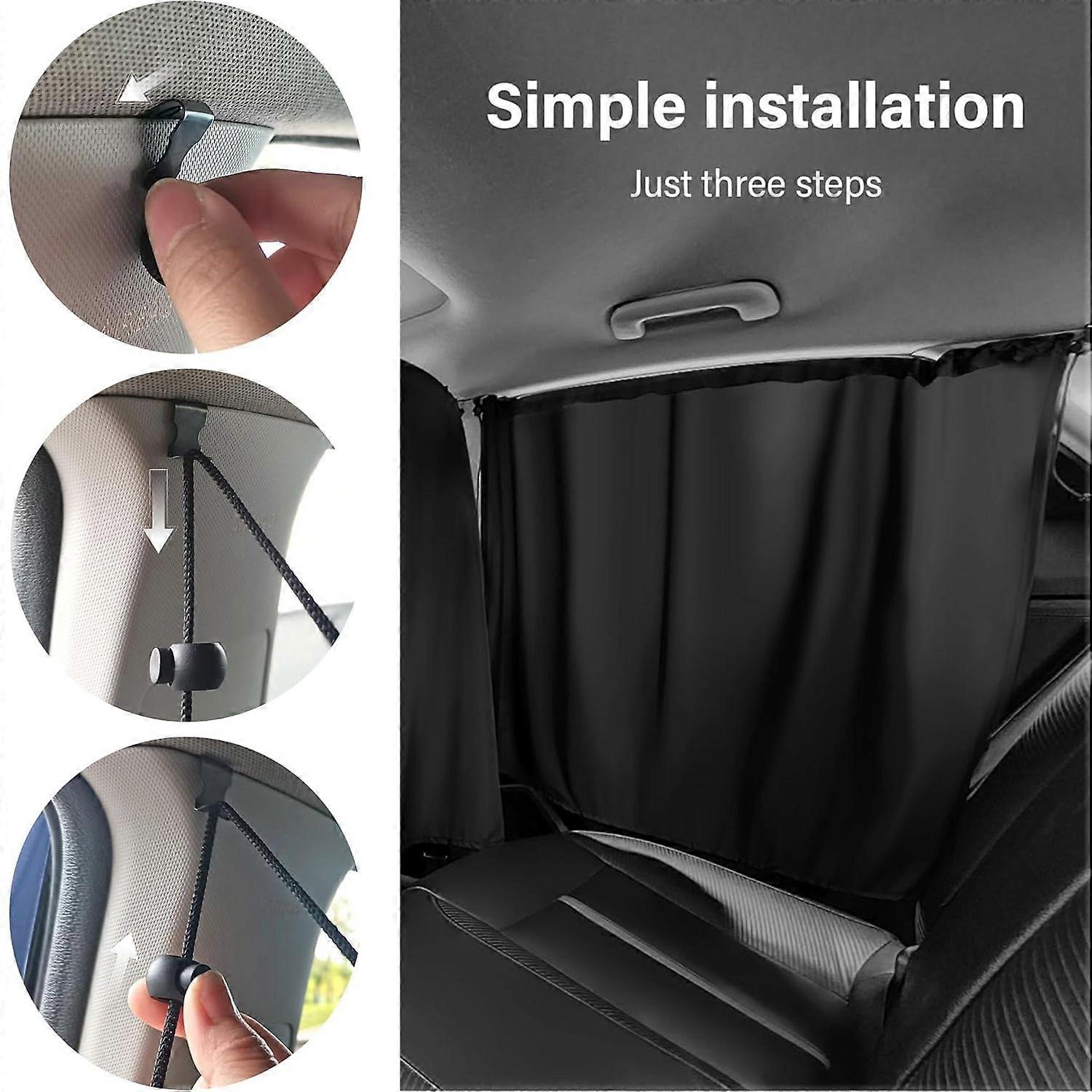 5 Τεμ Κουρτίνες Προστασίας Προσωπικών Δεδομένων Αυτοκινήτου 2 Πλαϊνό Παράθυρο Σκιά Ηλίου Αφαιρούμενες Αποχρώσεις Παρμπρίζ MK52114