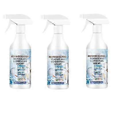 1-3x Freezer Defrosting Deicing Spray,De-Icer For Refrigerator Defroster Ice Buildup