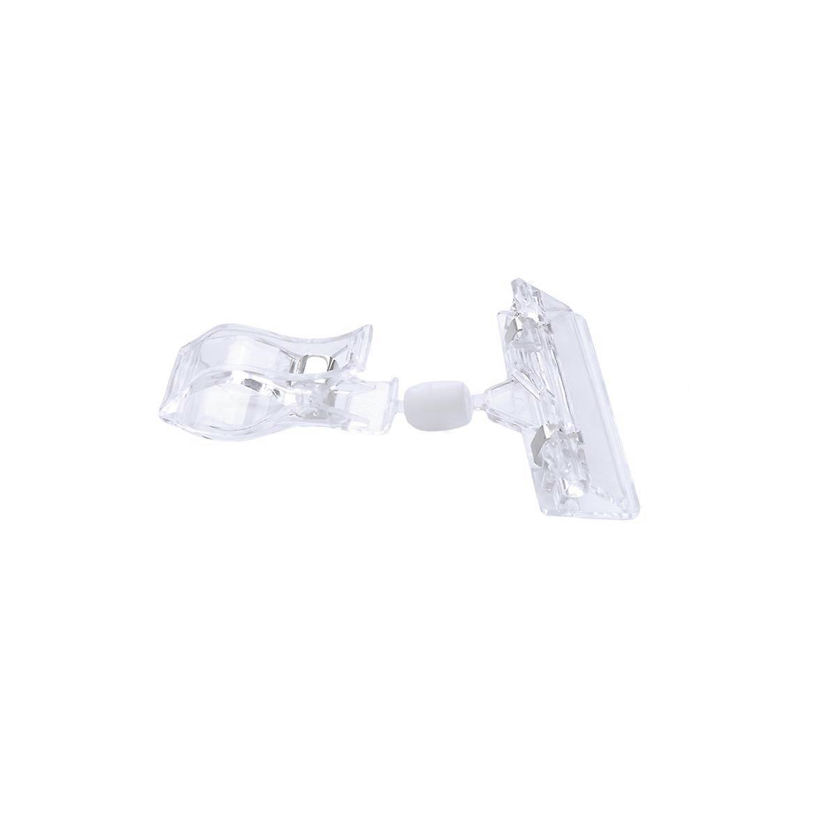Plastic Labels Clips Double Head Clip PVC Material Vertical Shake Design Retail Stores