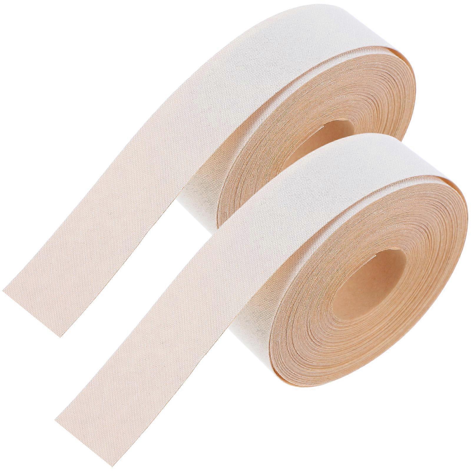 2 Rolls Self Adhesive Lampshade Edging Cloth Strips for DIY Light Cover Protection – Decorative Fabric Tape for Home Indoor Lamp Decoration