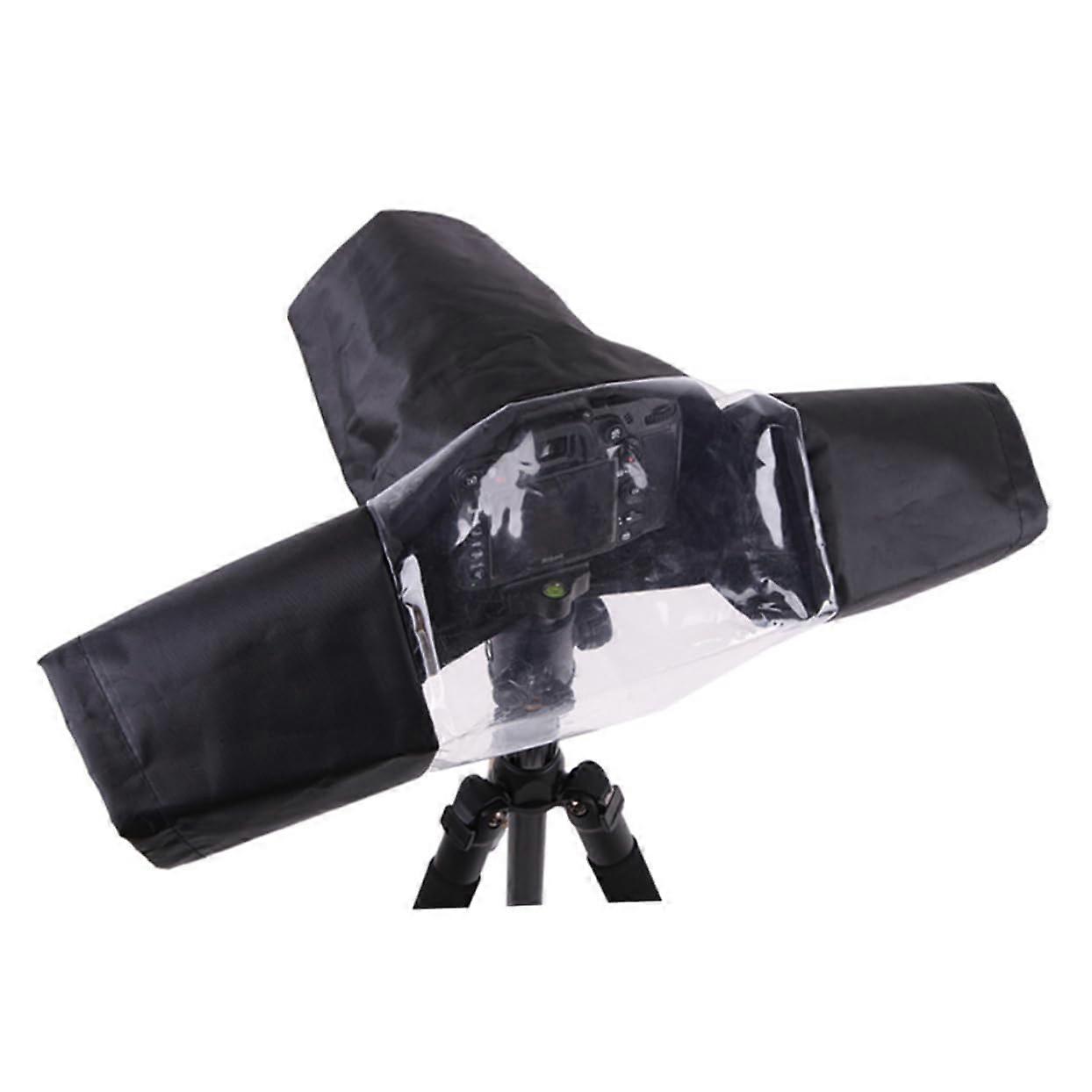 SLR Camera Rain Cover, Waterproof Protective Cover for Medium Lenses, Outdoor Use in Harsh Weather Conditions