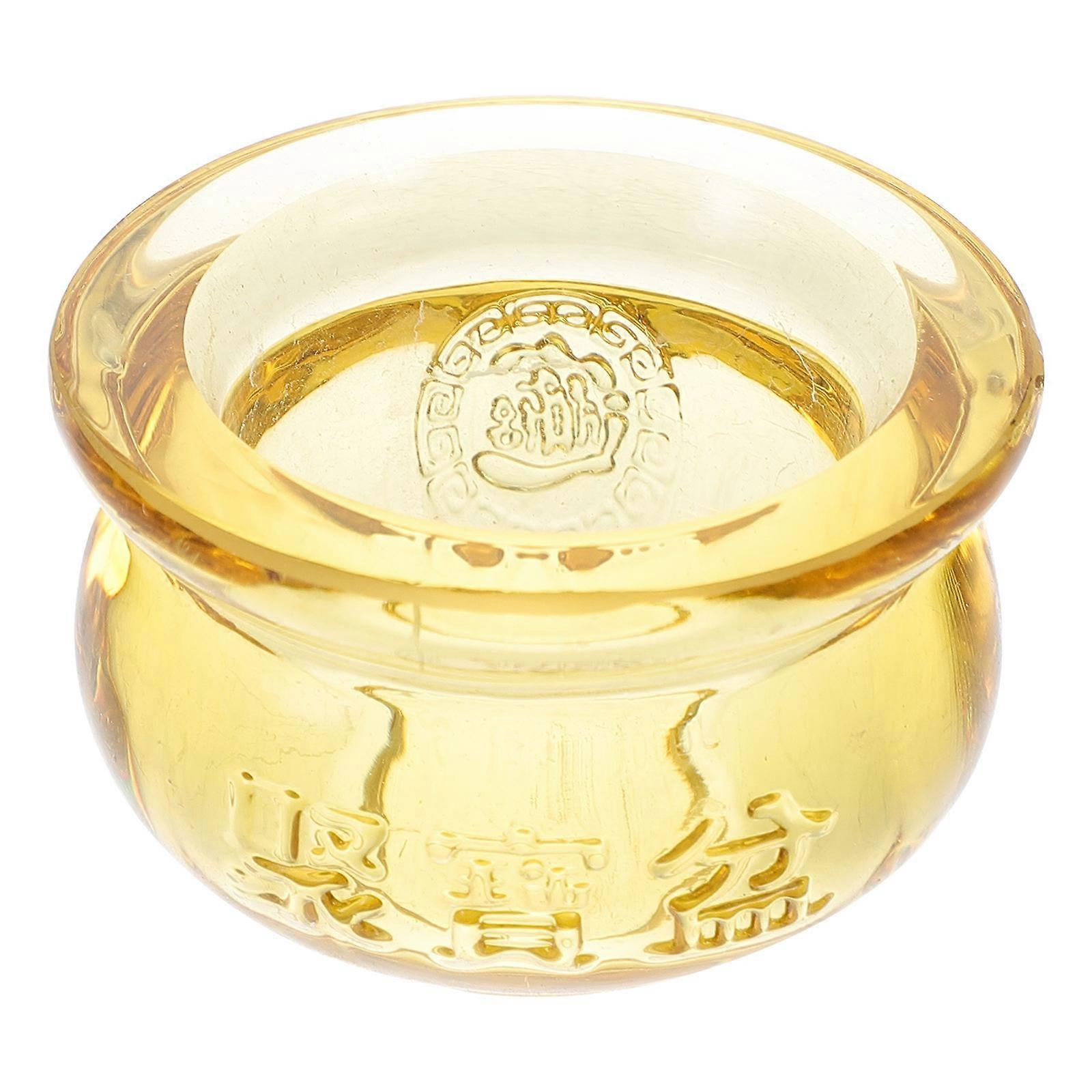 Prosperity Bowl Cornucopia Adornment Stone Ornaments Spring Festival present 1Set