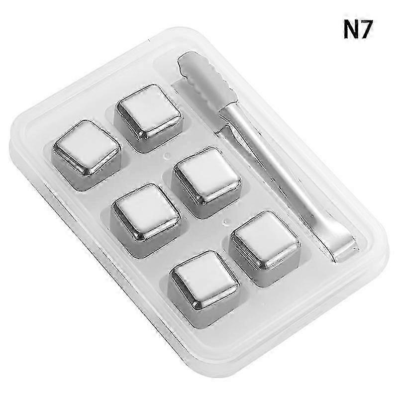 Reusable Stainless Steel Ice Cubes Chilling Stones for Whiskey and Wine
