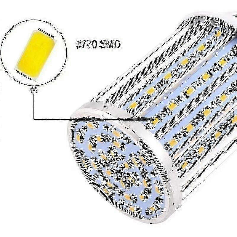 High Power LED Light Bulb, E27 60W 6000K, 5850LM, 550W Equivalent, AC85-265V, 360 Degree Spotlight, Suitable for Certain Brands