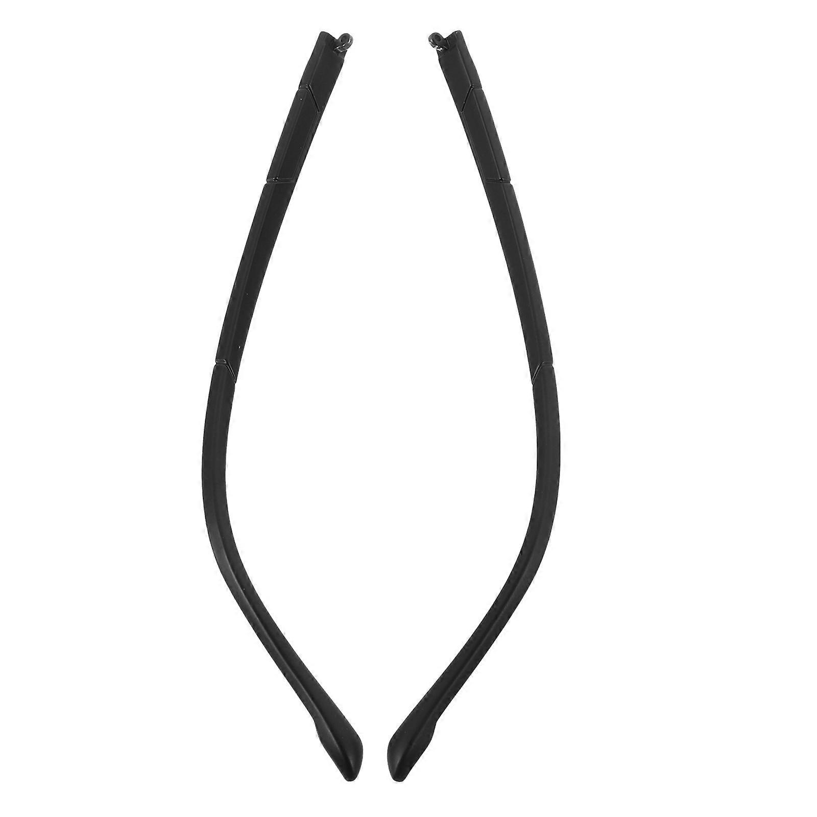 Glasses Temple Replacement Eyeglasses Temples and Replaceable Simple and Fashionable Design Black 5.50X0.28X0.20in 1 Pair