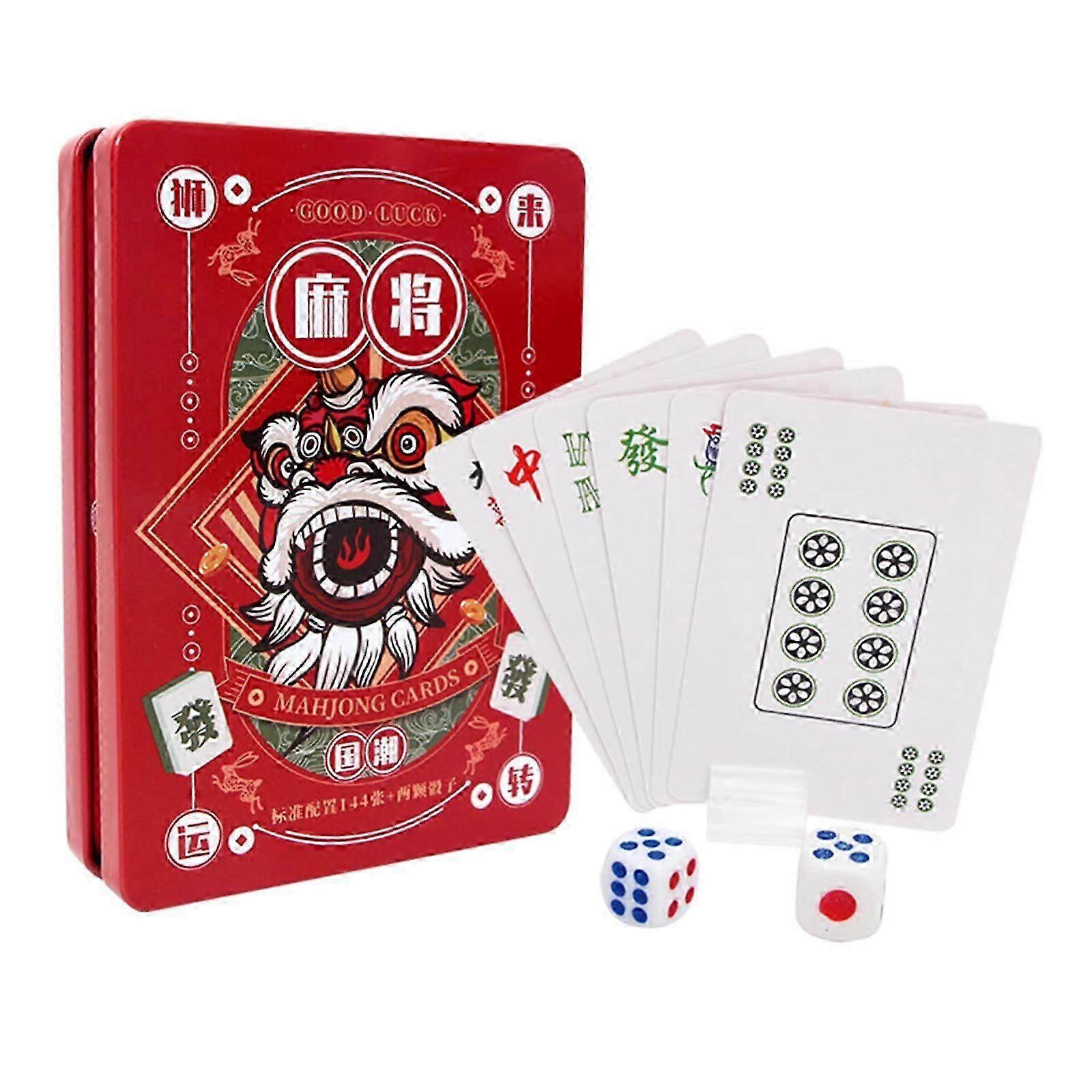 Mahjong Poker Card Game  Classic Tabletop Play Cards for Strategy and Fun