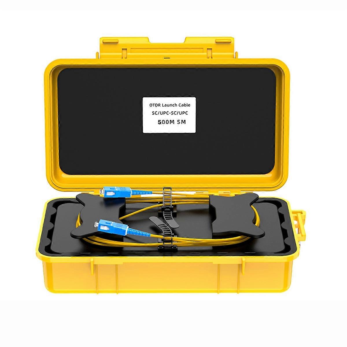 Fiber Optic OTDR Launch Cable Box Dead Spot Eliminator SC/UPC-SC/UPC