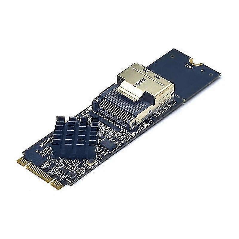 NEW M.2 NVME to Mini SAS SFF-8087 Expansion Card Support 4 Port SATA3.0 6Gbps HDD SSD SATA Controller SFF8087 to M2 NVME AdapterNVME to SFF8087 Card S