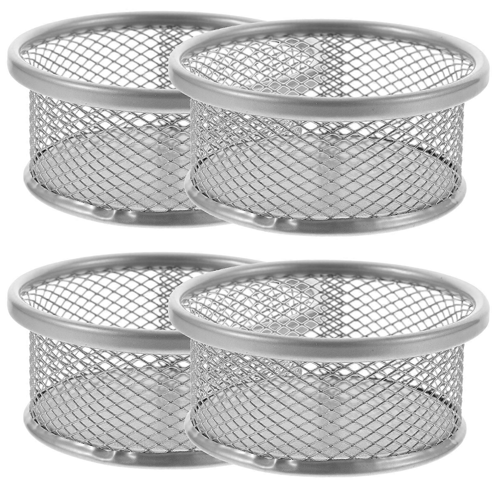 Desktop Sundries Holder Paperclip Mesh Baskets Simple Design Adults 9.00X9.00X4.00CM Storage