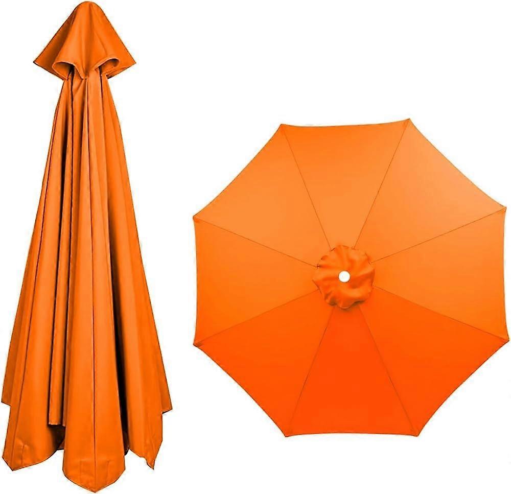 Replacement Canopy for Market and Patio Umbrellas, 270 cm UV Protection Fabric, 8 Ribs, Color: 8