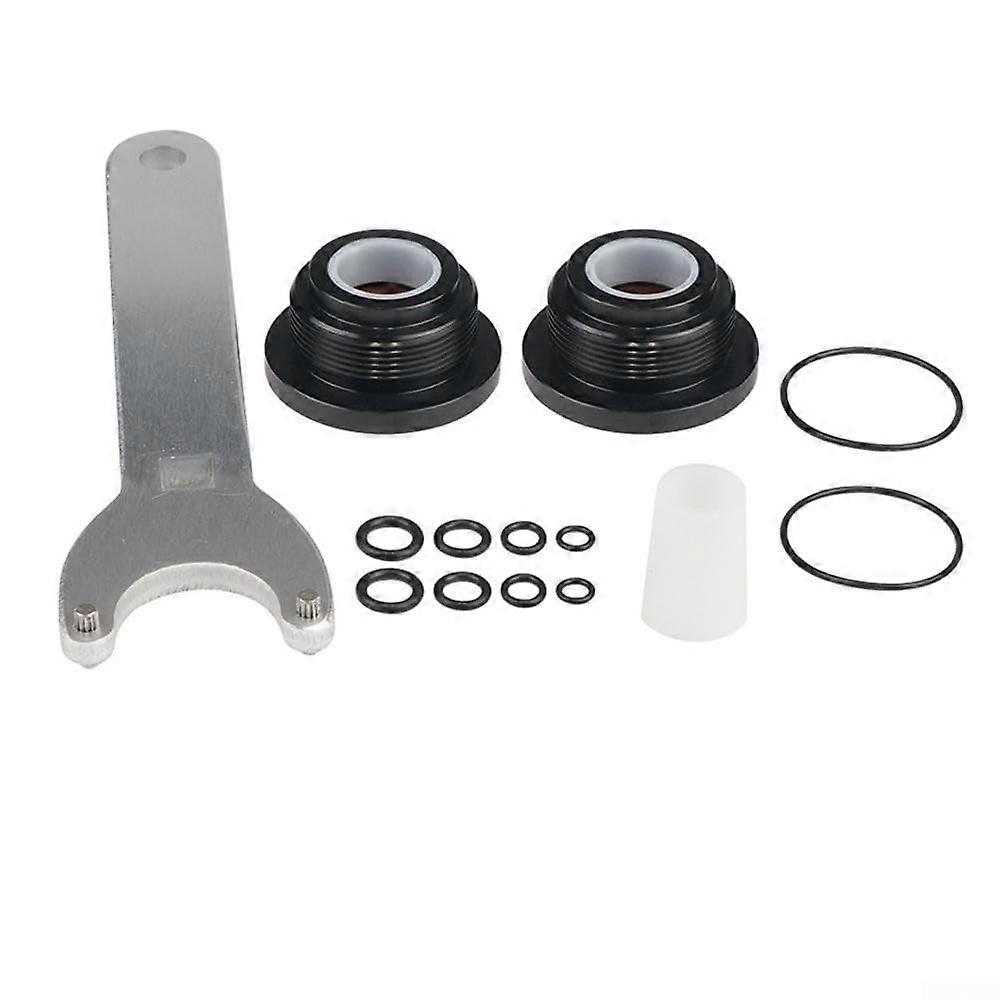 Marine Hydraulic Steering Cylinder Seal Kit Wrench Tool, Maintenance Set Compatible with HC5345 Models Boat Front System Installation