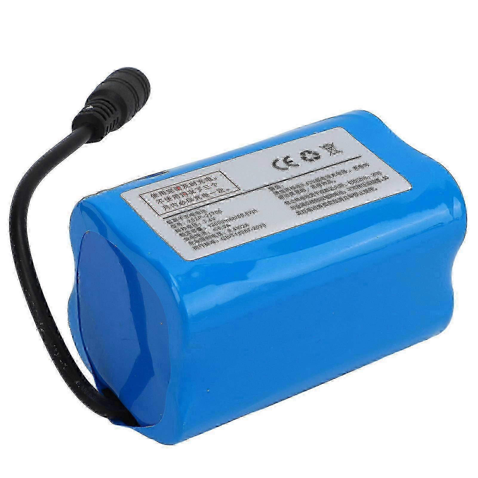 7.4v Rechargeable Lithium Battery - Rc Nesting Boat Battery 12000mah High Speed
