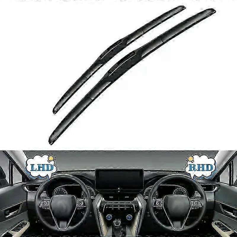 Rear Wiper and Front Windshield Wiper Set for Applicable Brand Avensis T25 2003 - 2009 MK2 24+16+12 Blades