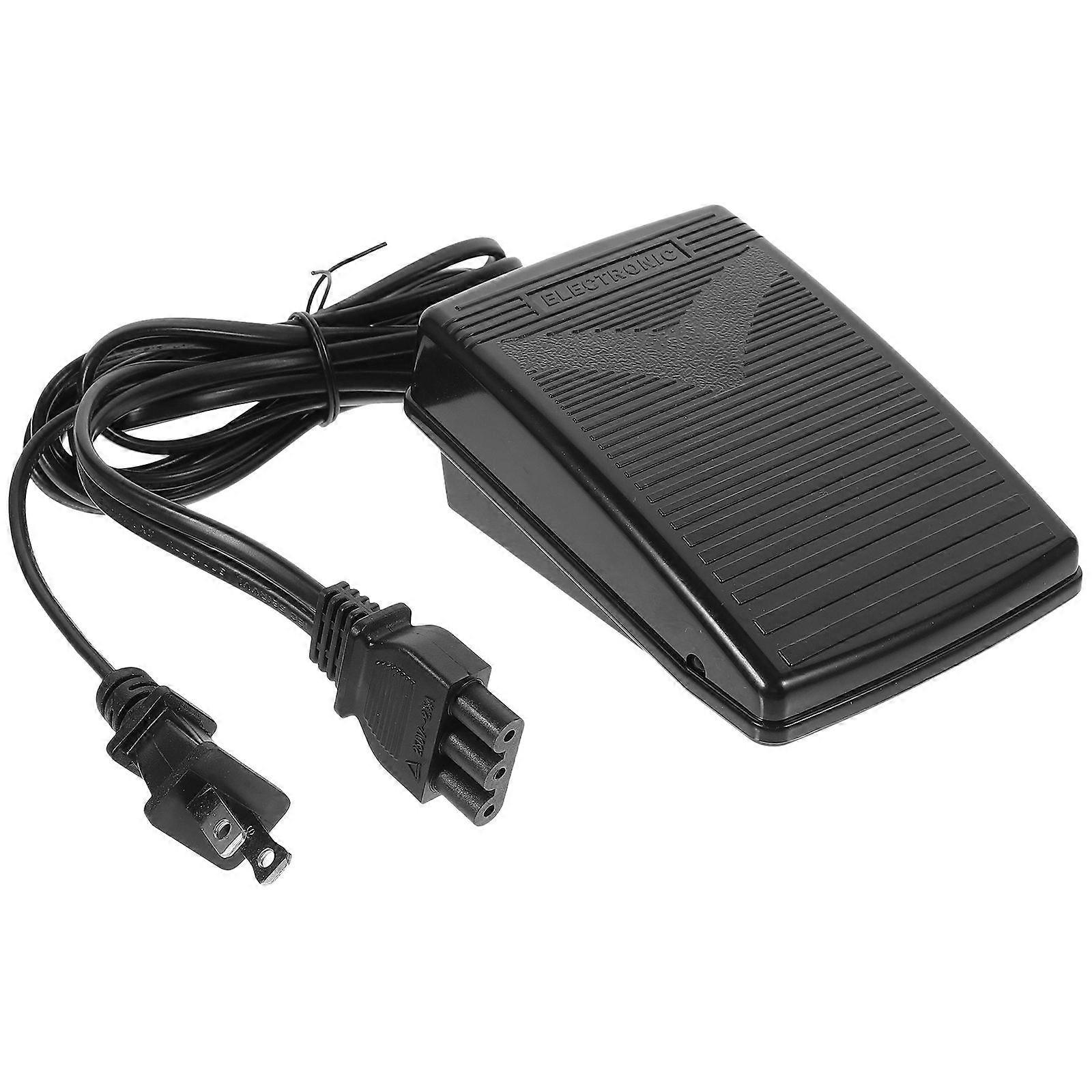 Household Sewing Pedal Foot Control Pedal with Power Cord for Home Users Non Slip Stable 1 Set