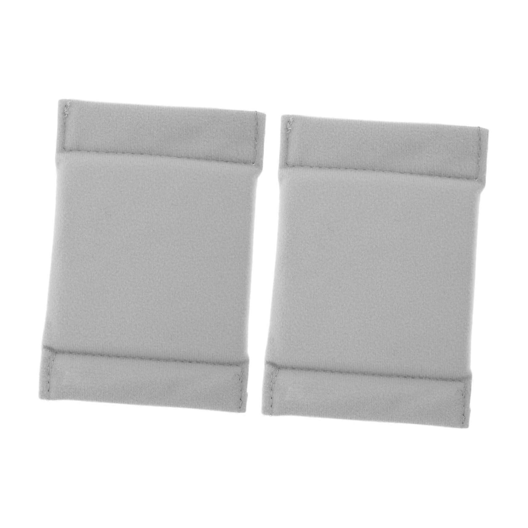 Camera Bag Inserts 2pcs Shock-Proof Flexible Pads for Camera Protection Travel Outdoor Use Silver Modern Design