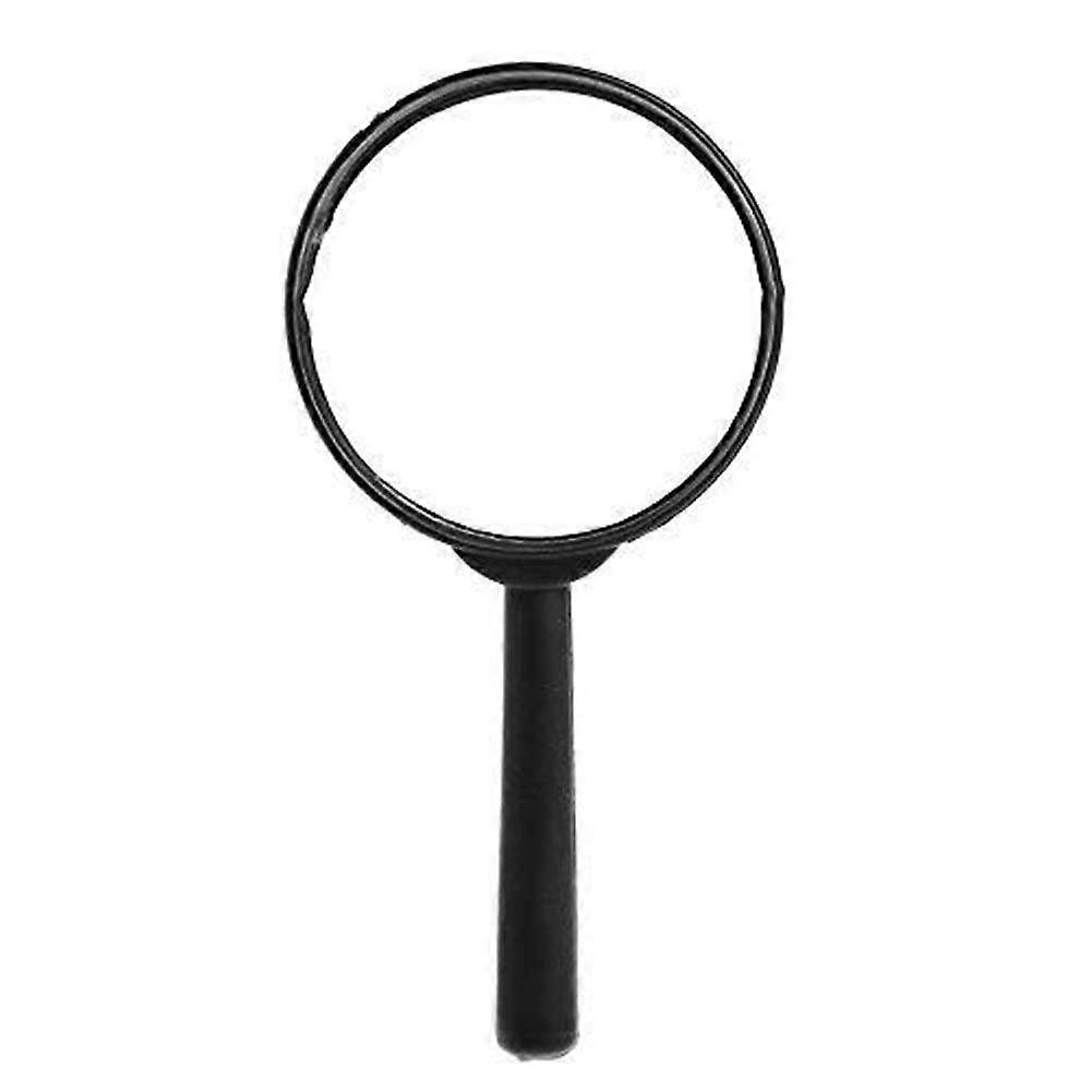 Handheld Magnifier 60mm Lens, 5x Magnification, Ergonomic Handle, Portable Reading Glass Magnifier