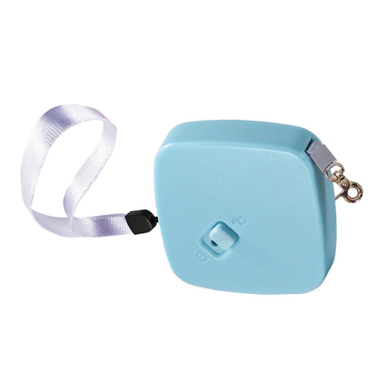Dog Lead Automatic Adjustable 2m Blue, One-Handed Operation, Easy Storage, Compact 5.2x5.2x1.6cm Design