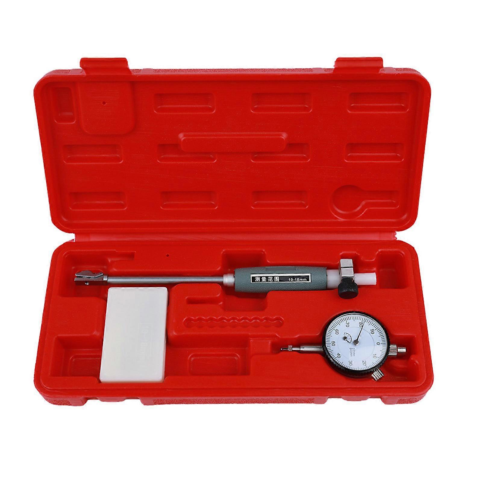 Professional Aluminum Face Indicator Set with 10 to 18mm Measuring Capacity Face Bore Gauges set for Industrial Workshops Multicolor