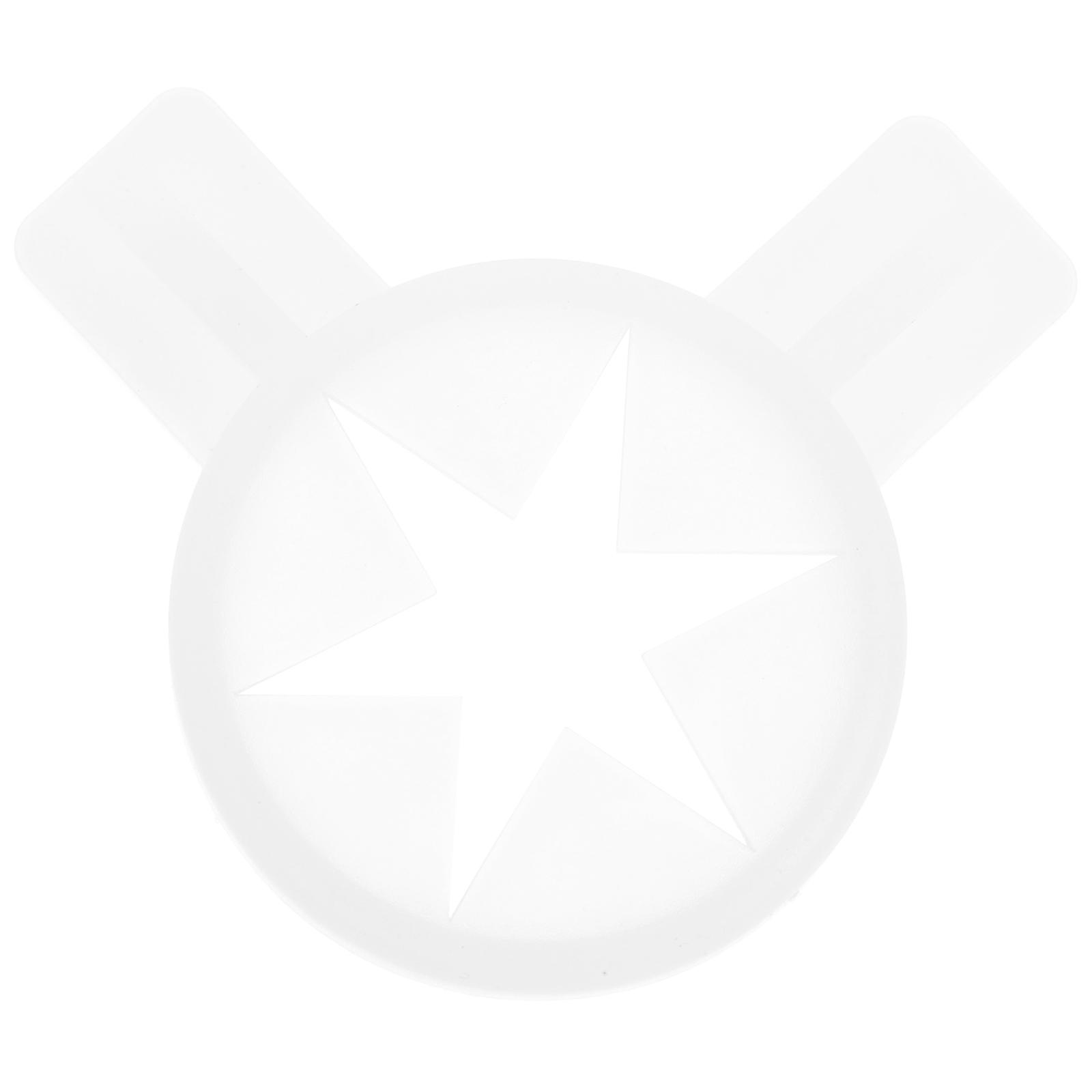 Plastic Ice Cream Machine Nozzle   Artistic Shape Cap for Enhanced Presentation & Creative Serving, Compatible Replacement Accessory for Ice Cream