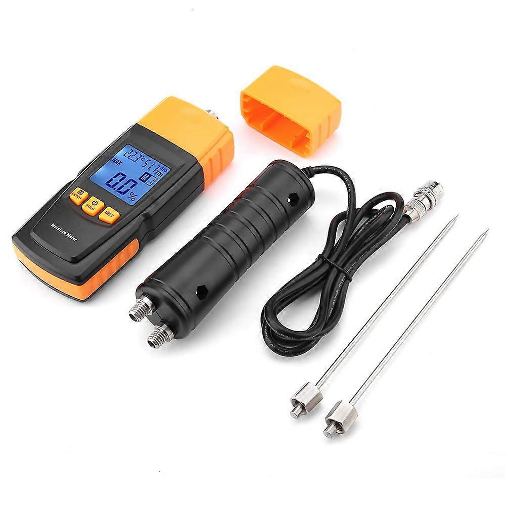 Wood Moisture Meters, GM620 Moisture Tester LCD Display Digital Adjustable 1060 Split Probes