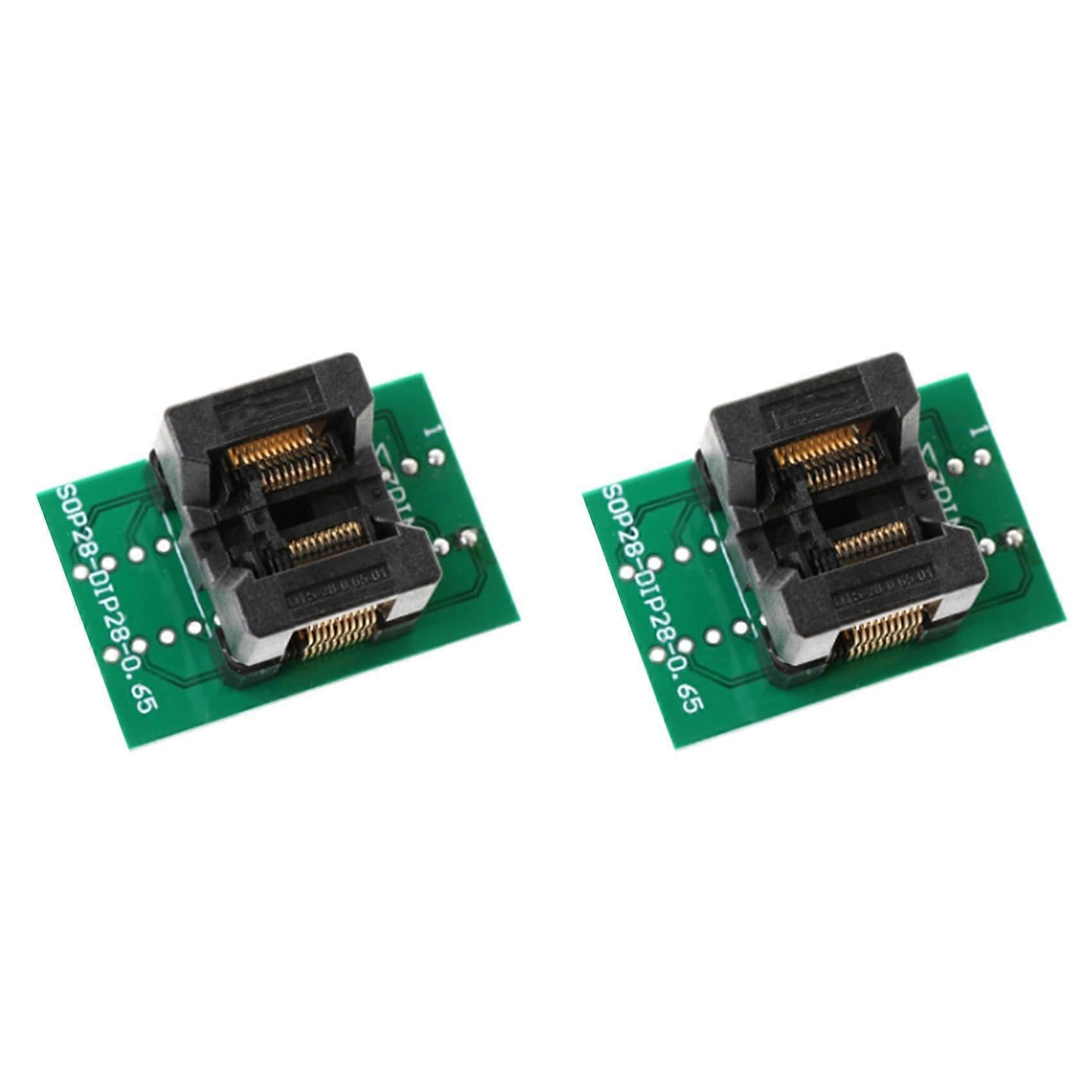 2X TSSOP20 Burn Block SSOP20 Chip Test Socket Programming Adapter OTS280.6501