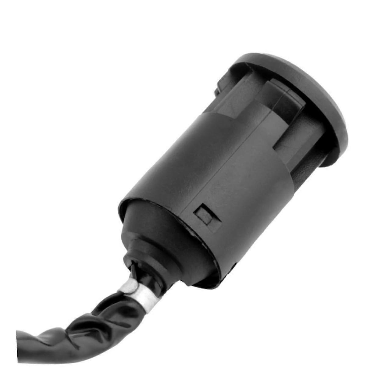 Ignition Starter Cylinder Lock Switch for Motorcycle - Black Ignition Key, Durable Starter Switch, Compatible with Various Models