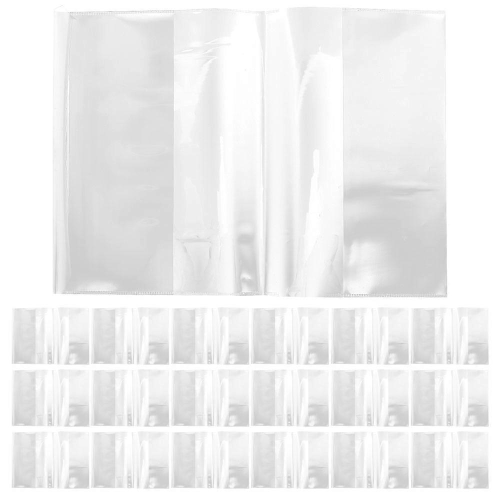 20pcs Clear Book Covers Soft Transparent Sleeves for Textbooks, Notebooks, and Exercise Books Protection