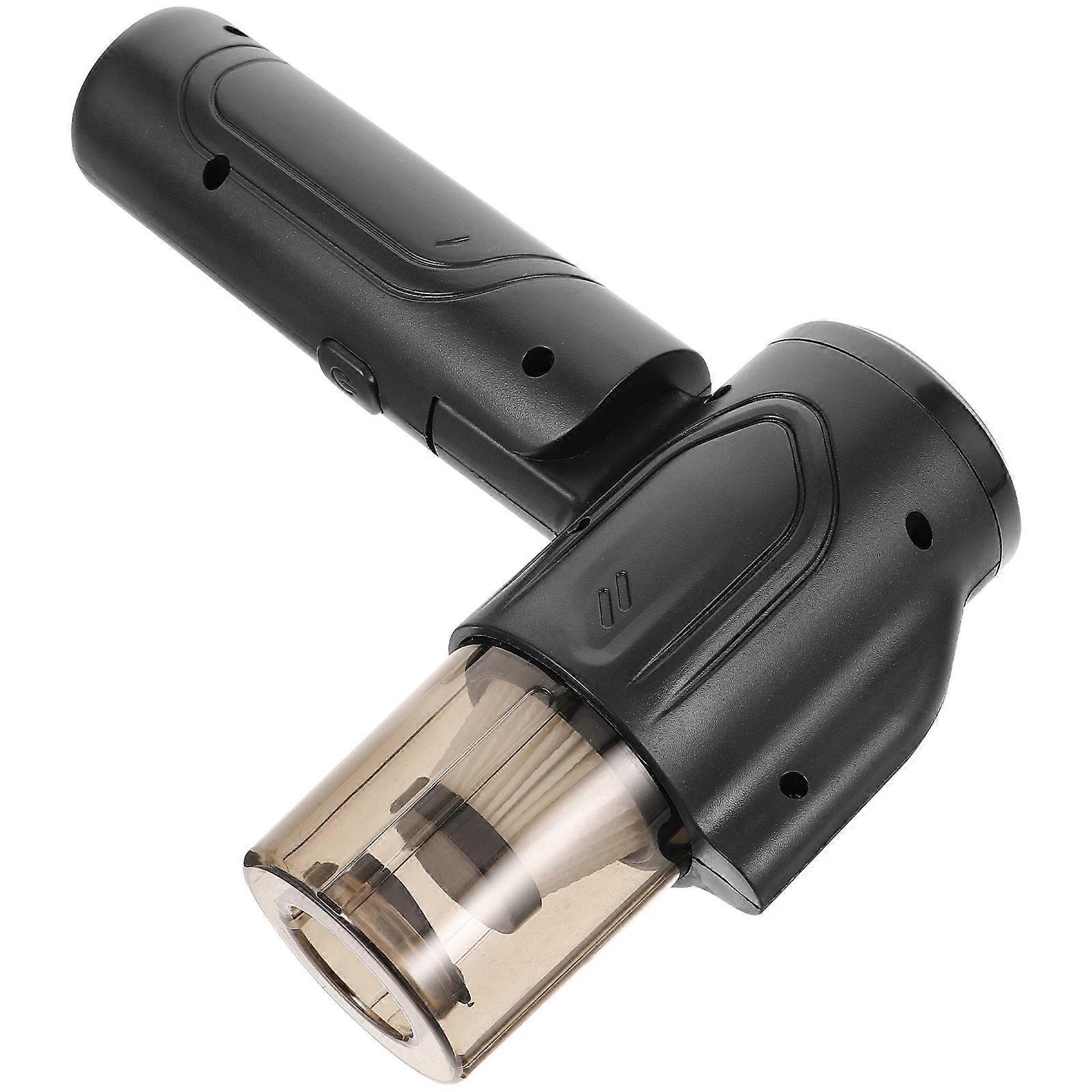 Portable Cordless Vacuum Cleaner for Car and Home Use ABS Material Black Color Mini Handheld Design 7.8x3.9 Inches