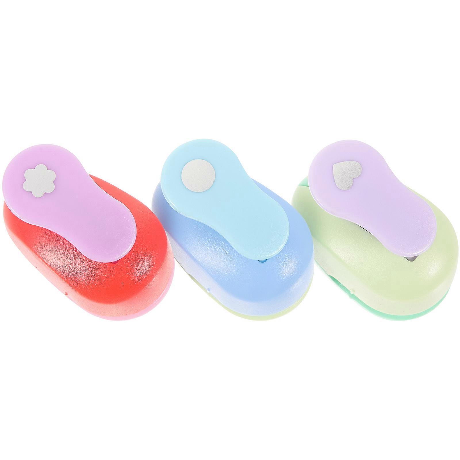 Paper Punches Children Imagination Plastic Lever Design Scrapbooking 3Pcs