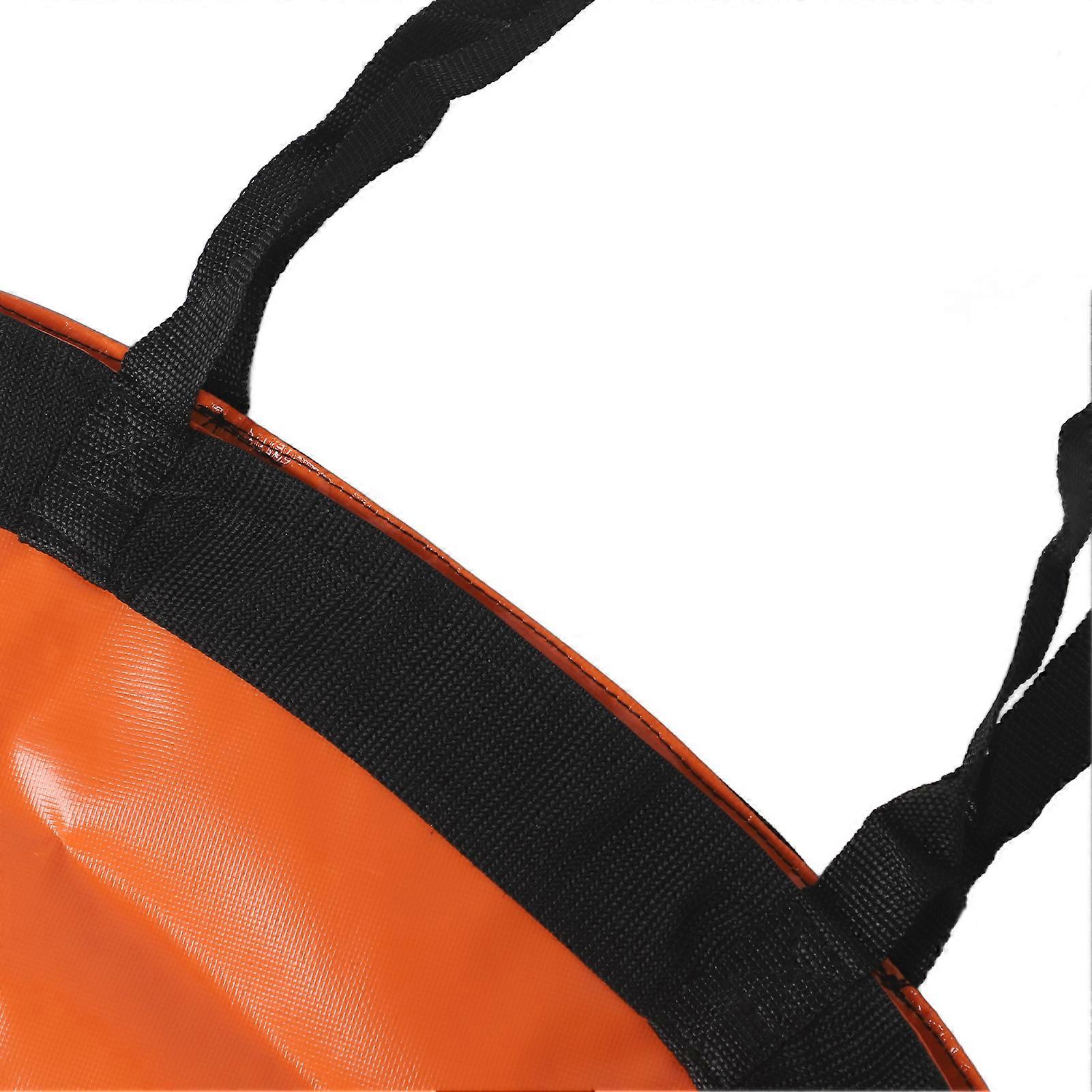 انجراف جورب عالية الوضوح مقاومة للرياح برتقالي محمول مقاوم للدموع مرساة البحر Drogue للقوارب البحرية اليخوت 24 بوصة يناسب قوارب 14-18 قدم