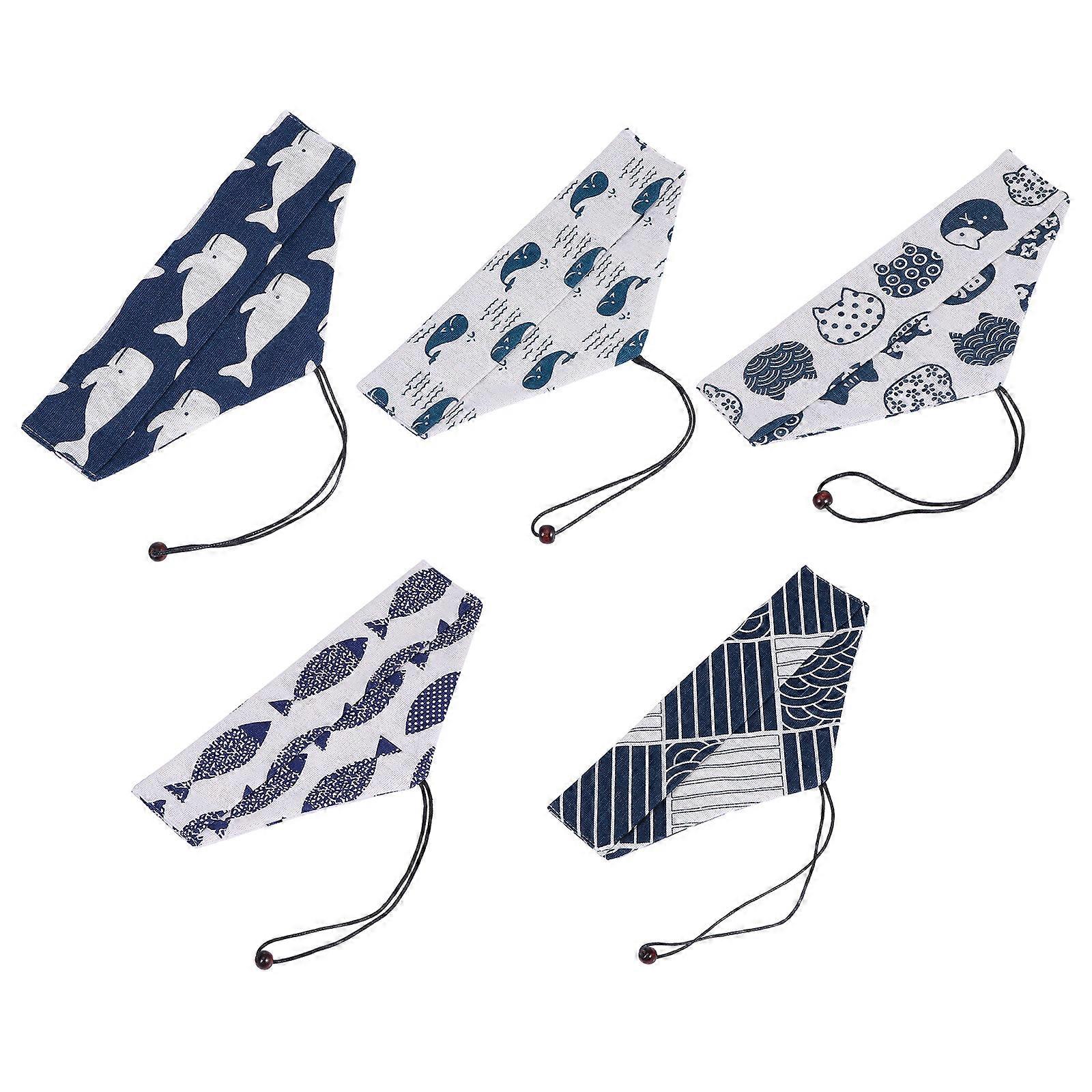 Portable Bag for Tableware Made of Cotton and Linen Assorted Color Dust Proof Storage Bag