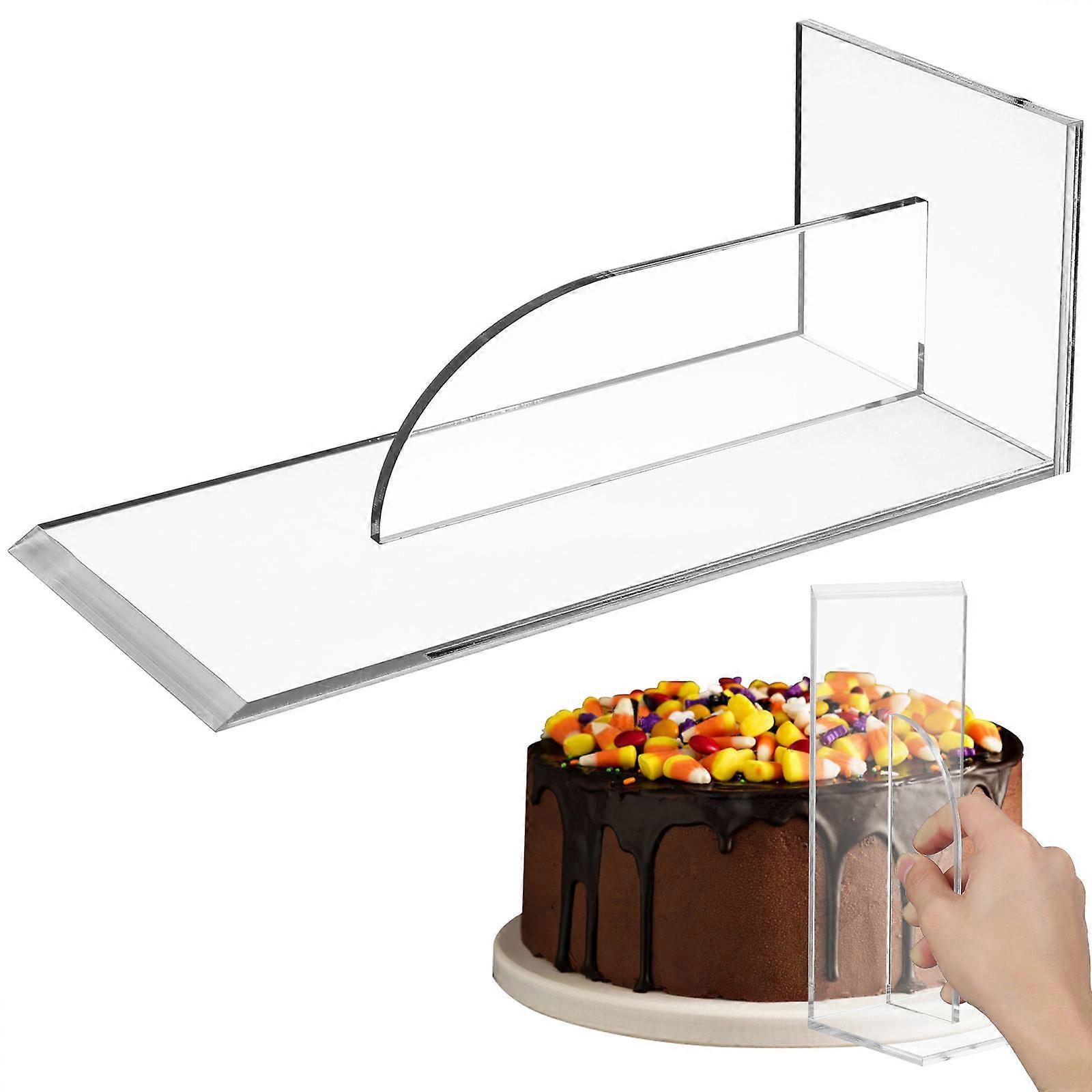 Transparent Baking Cake Smoother Safe Icing & Dough Spreader for Cake Decorating & Baking Accessories