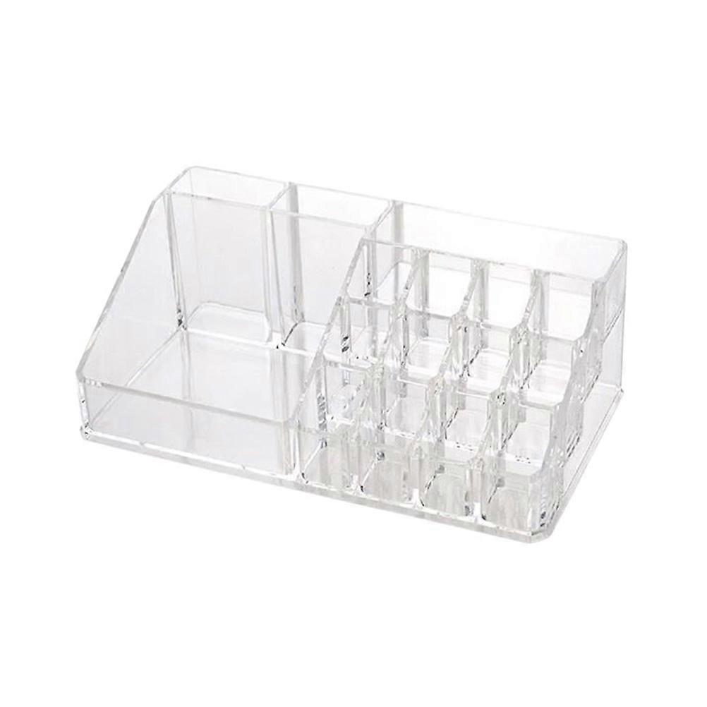 Dressing Table Makeup Holders Acrylic Storage Case Multi-Functional Transparent 22.3 X 13 X 8 Saving 1Set