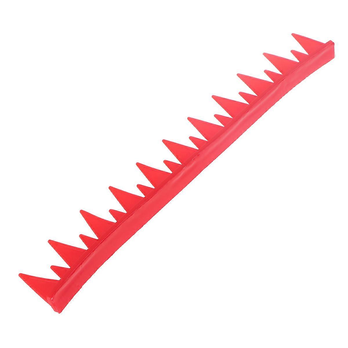 Unique Red Sharp Retro Decoration For Motorcycle Riders 33x4.5cm Size Comes In A Set Of 1 Perfect For Needs