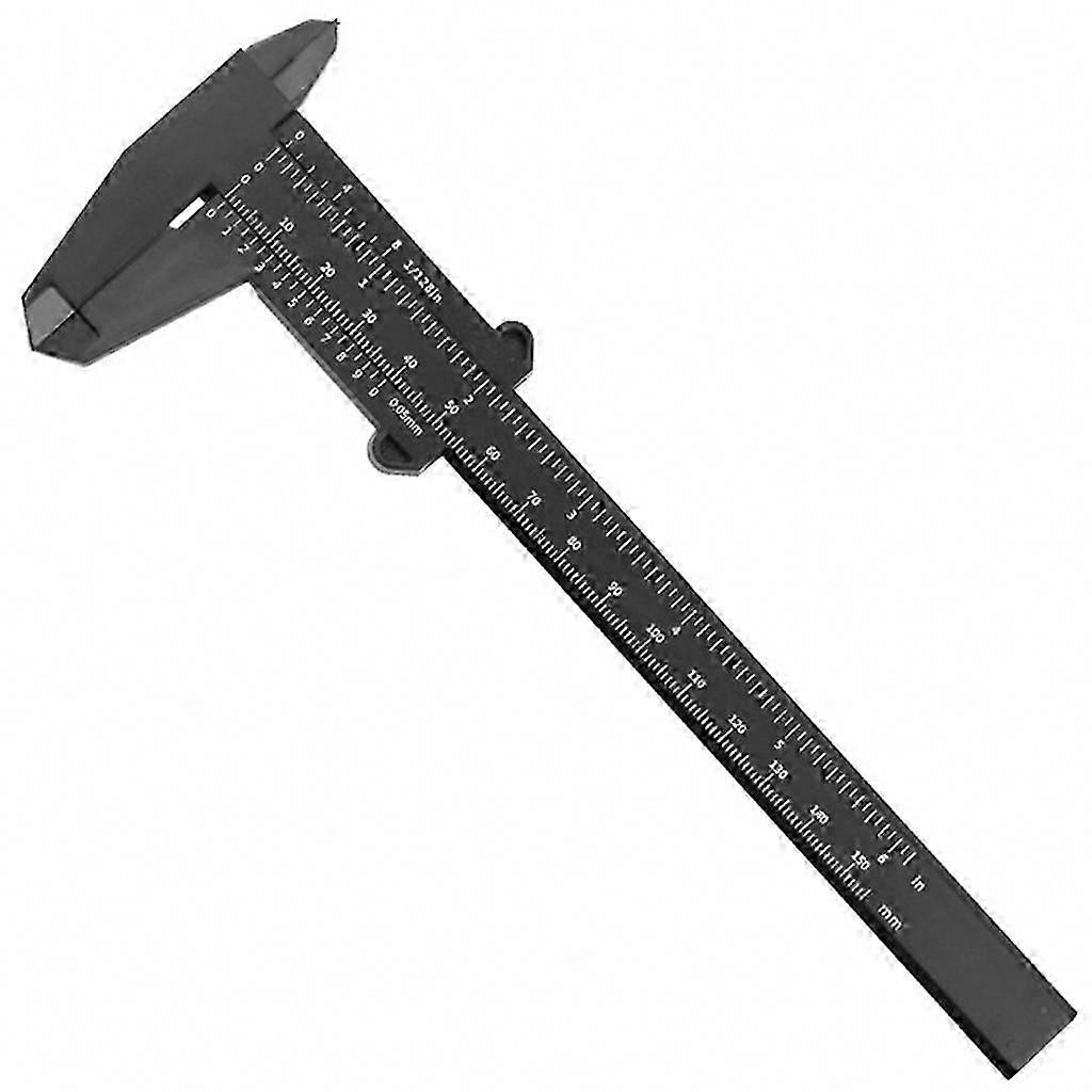 150mm 0.5 Vernier Caliper High Accuracy Clear Scale Display Calipers Durable Plastic Measuring Tool for Metalworking