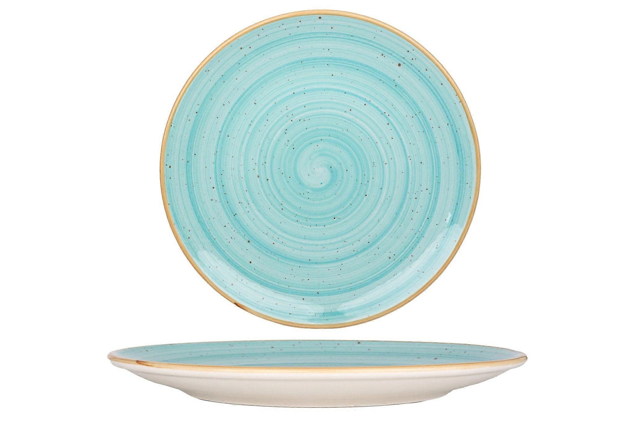 ボンナディナープレート - アクア - 磁器 - 27 cm - 6個セット