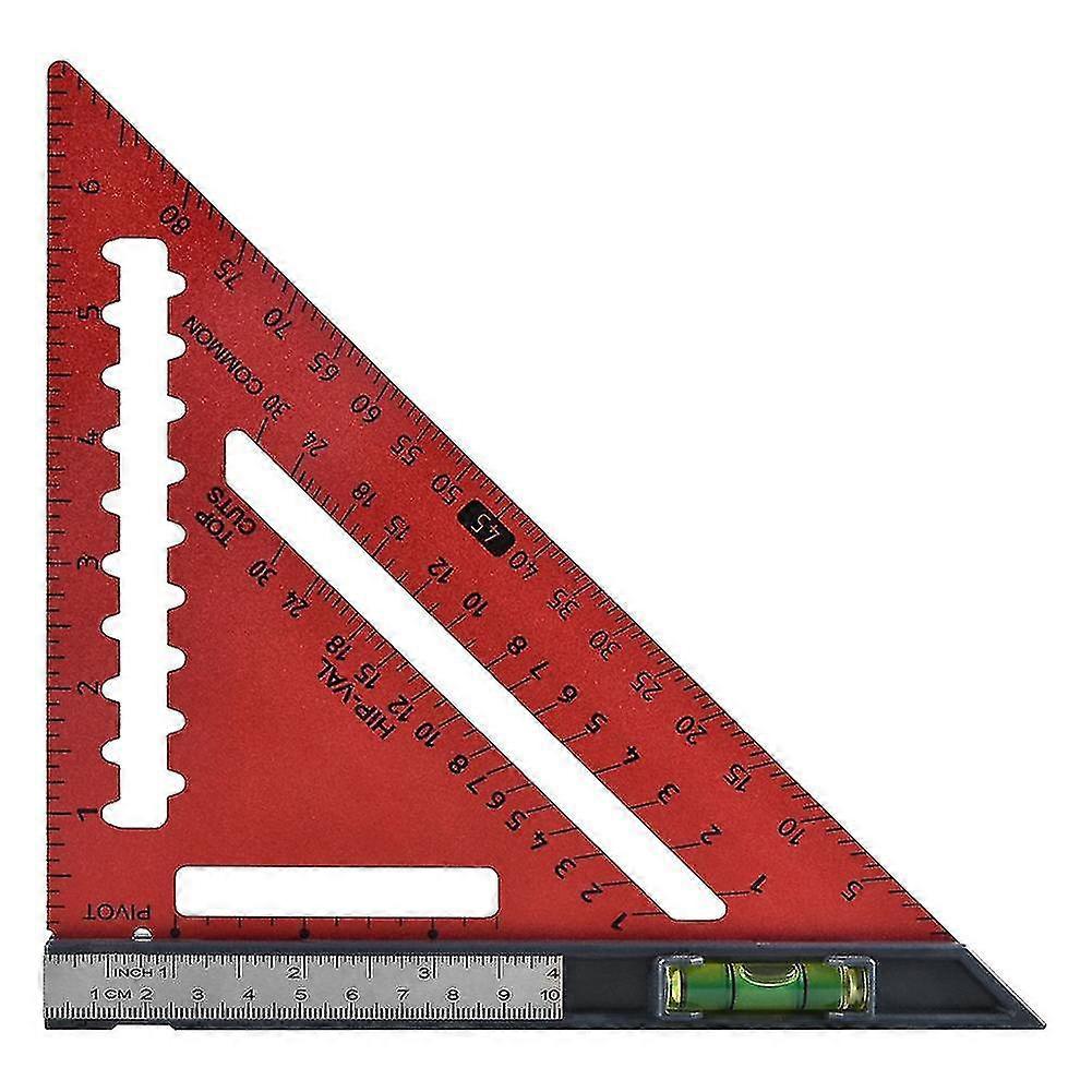 Detachable Triangular Ruler High Triangular Plate Red SZRH A-S