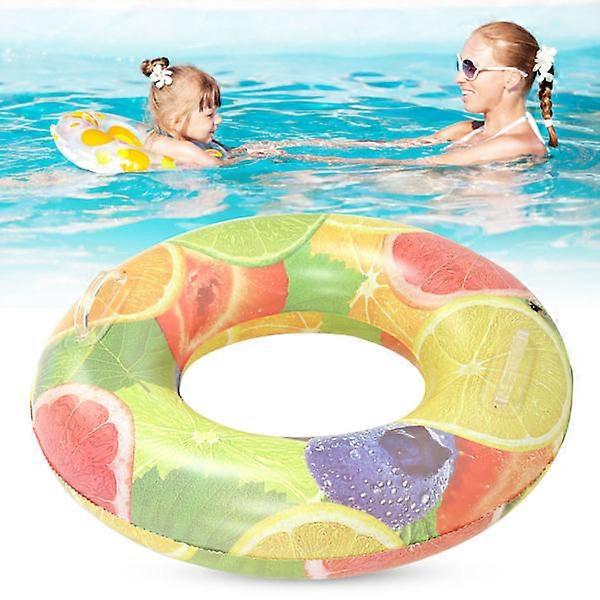Inflatable children's pool rings in the shape of fruits, baby pool, floating ring, swimming pool toys, training equipment