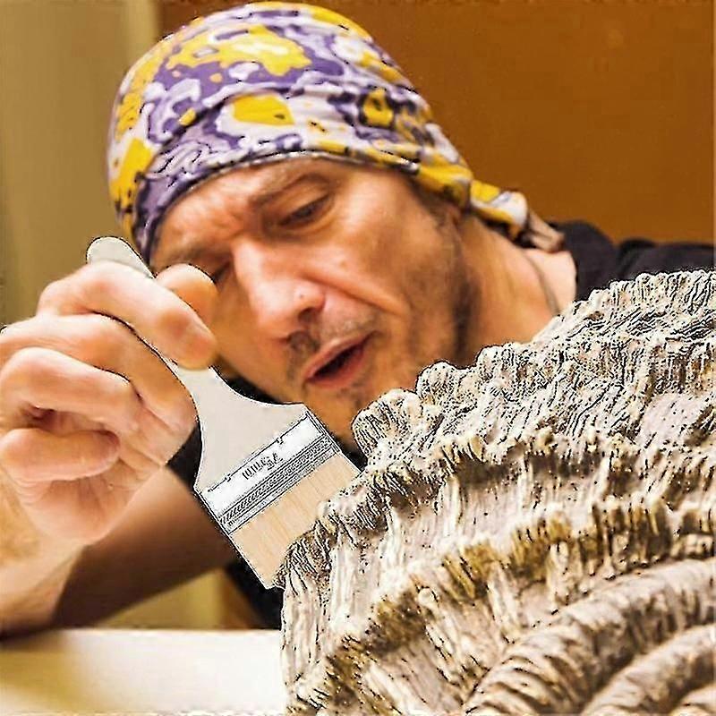 Joselin Lot De 15 Pinceaux En Céramique Et Bambou Pour Poterie, Acrylique, Aquarelle