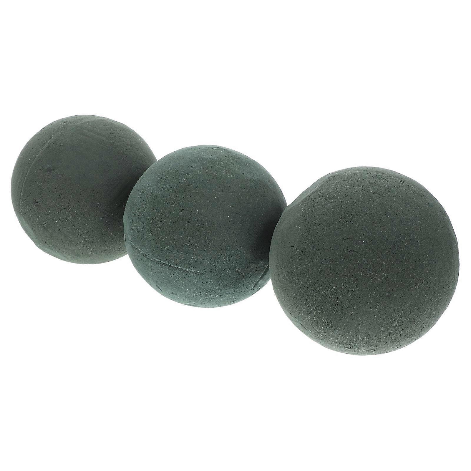 3pcs Round Floral Foam Balls High Absorption for DIY Flower Arrangements Home Office Event Decors Florist Plant Foam