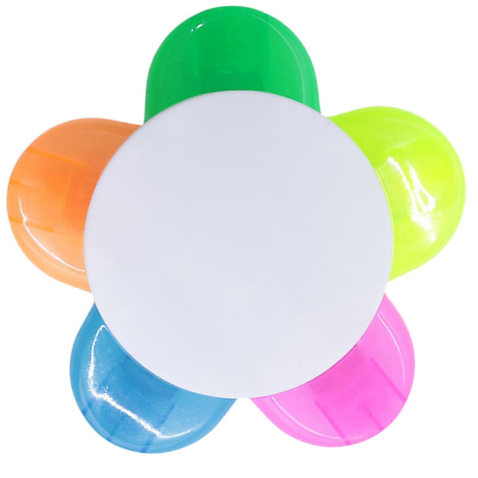 Multi-Colored Highlighters Set - Fluorescent Pastel Highlighter Markers with Chisel Tips for Office, School, and Study Notes