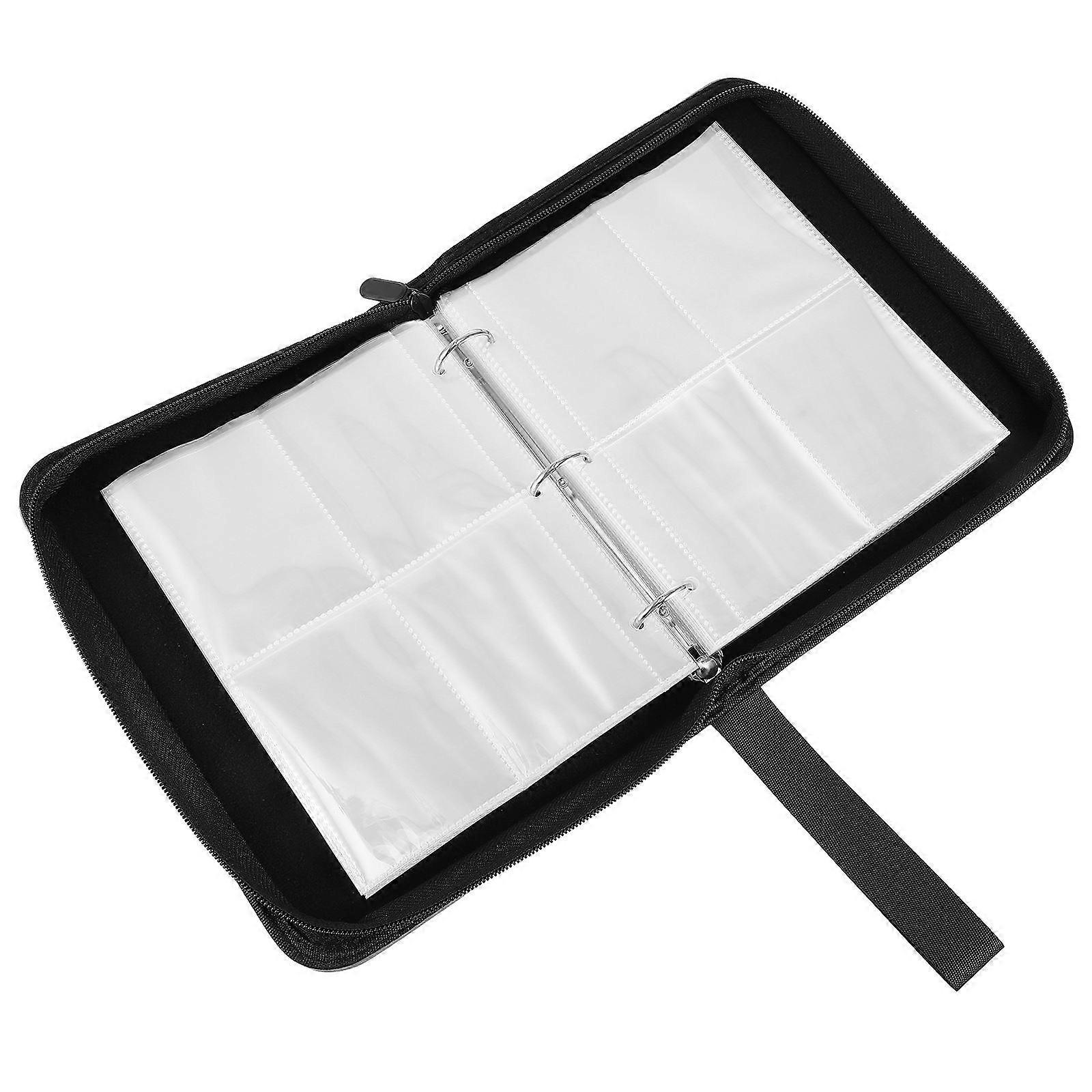 Game Cards Organizer Binder With Protection Sleeves For Kids And Collectors In Yellow Color For Card Storage 1Pcs
